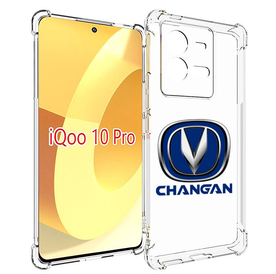 

Чехол MyPads Changan мужской для Vivo iQOO 10 Pro, Прозрачный, Tocco