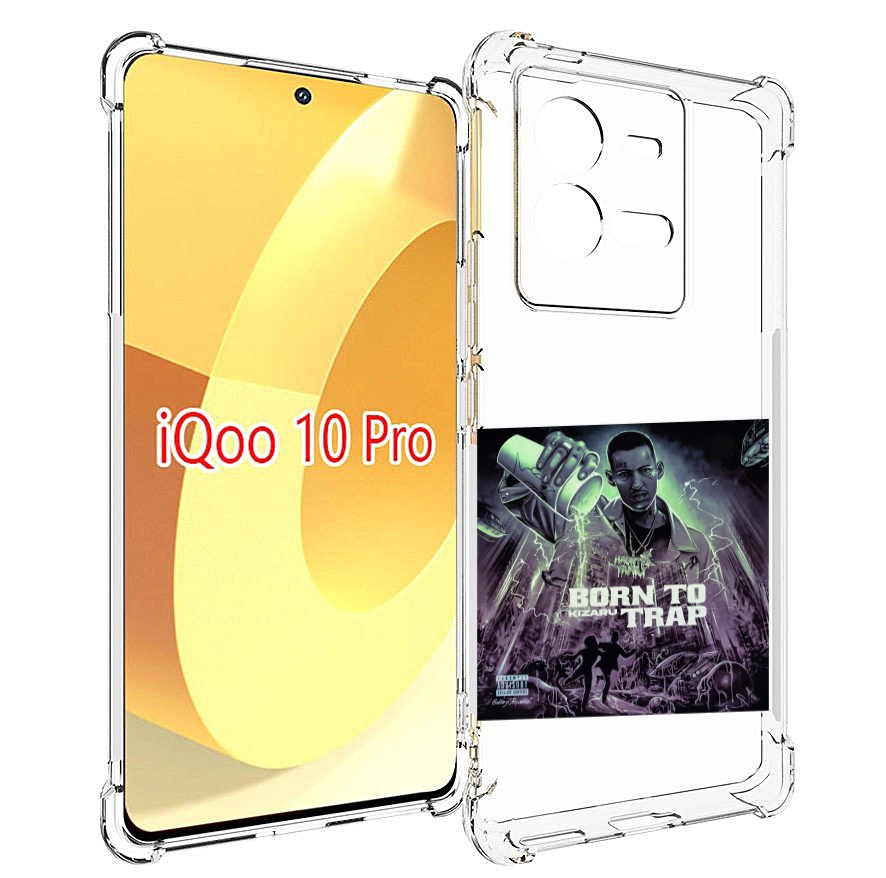 

Чехол MyPads Born to Trap Kizaru для Vivo iQOO 10 Pro, Прозрачный, Tocco