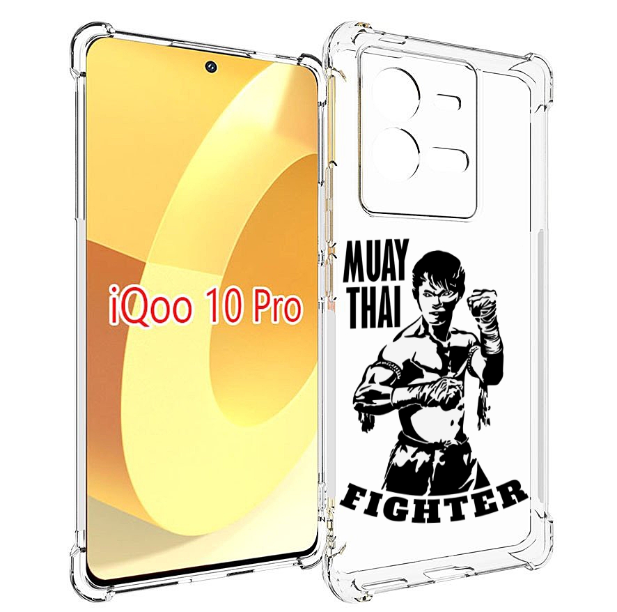 

Чехол MyPads Единоборства муайтай для Vivo iQOO 10 Pro, Прозрачный, Tocco