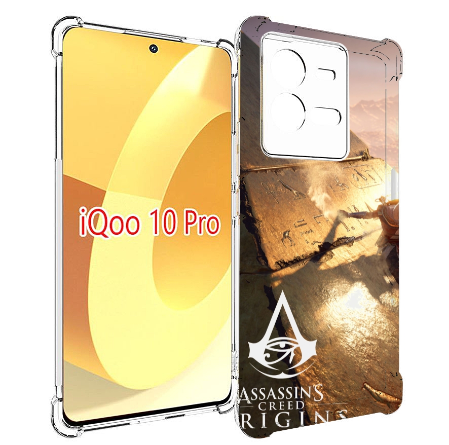 

Чехол MyPads Assassin's Creed Origins для Vivo iQOO 10 Pro, Прозрачный, Tocco