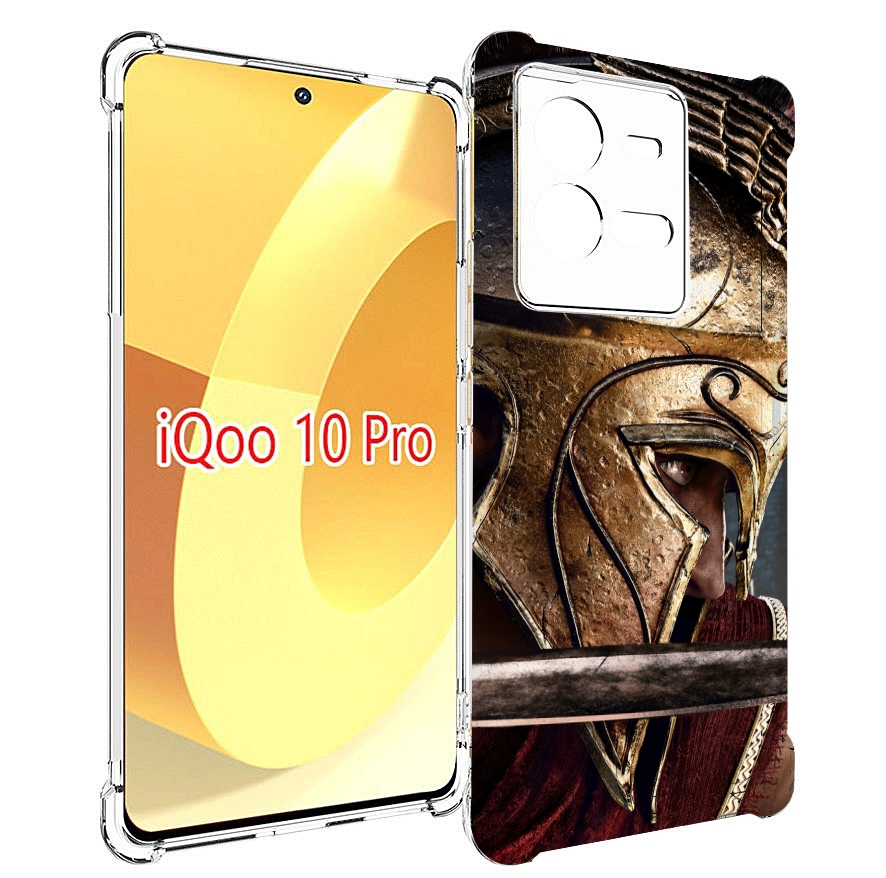 

Чехол MyPads Assassin's Creed Odyssey для Vivo iQOO 10 Pro, Прозрачный, Tocco