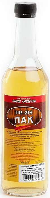 

НОВОКОЛОР НЦ-218 лак глянцевый (0,5л)