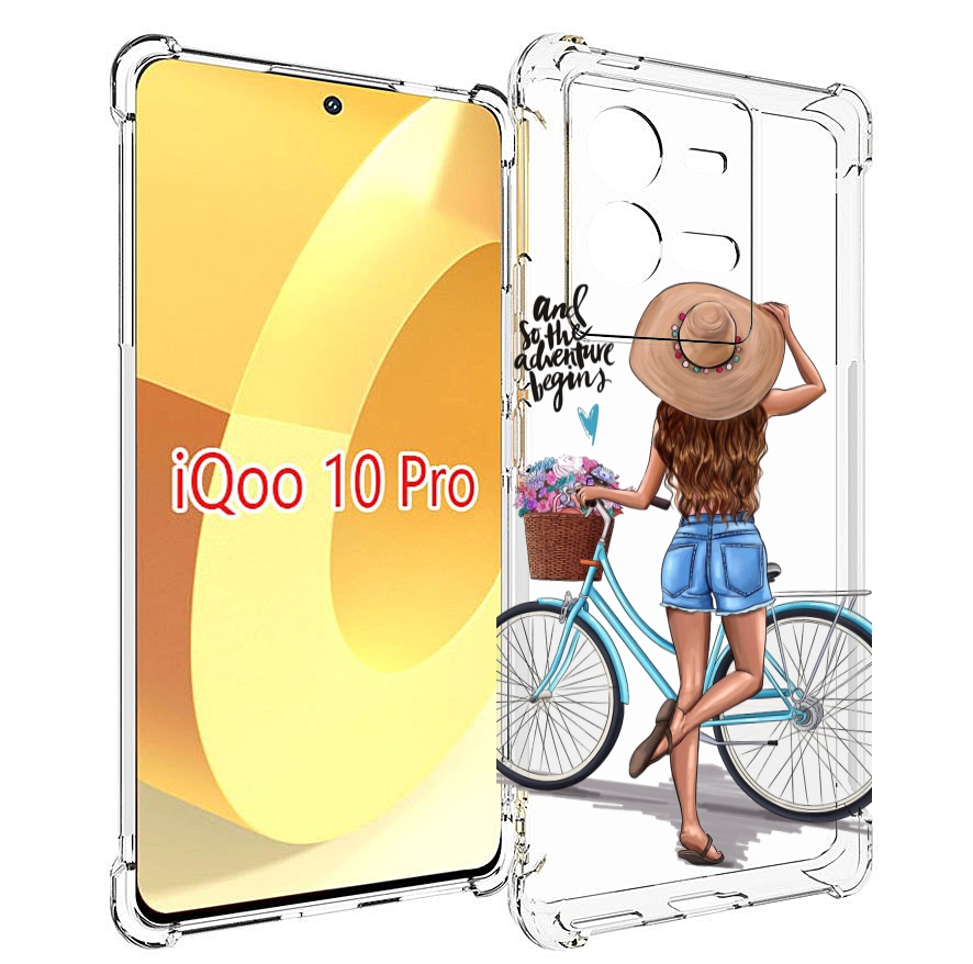 

Чехол MyPads Adventure женский для Vivo iQOO 10 Pro, Прозрачный, Tocco
