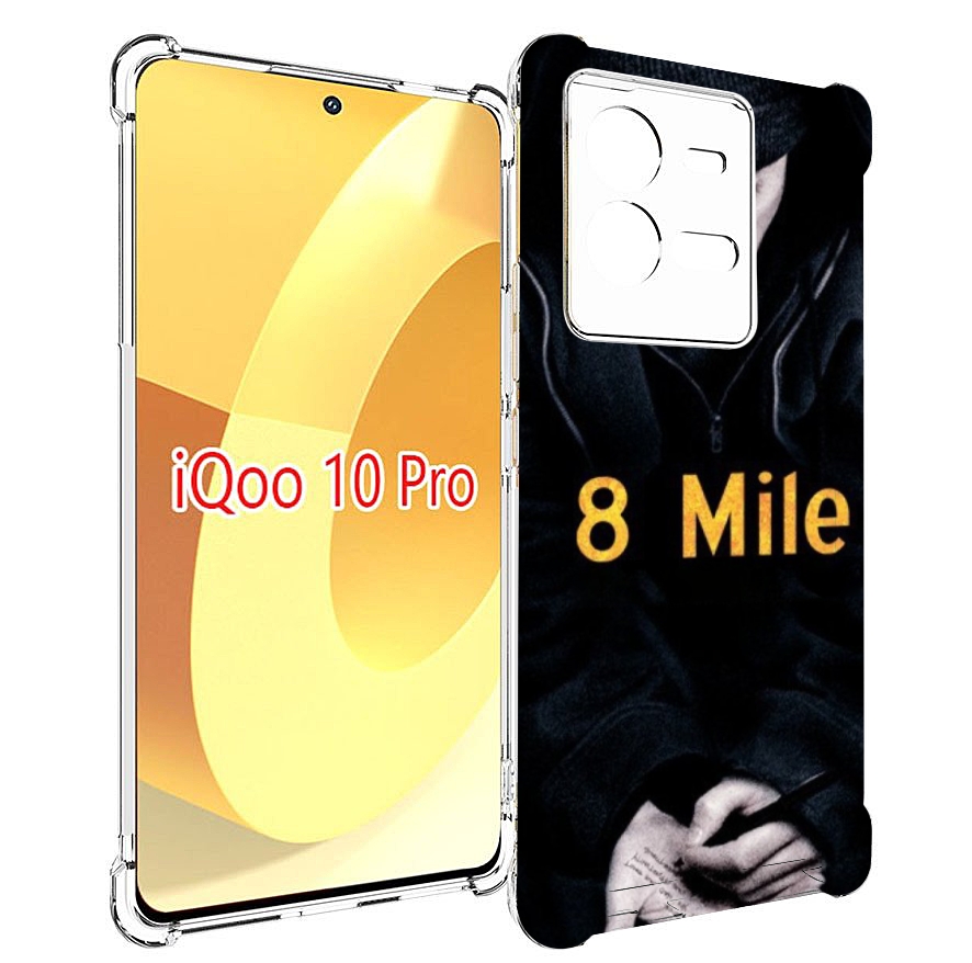 

Чехол MyPads 8 миля для Vivo iQOO 10 Pro, Прозрачный, Tocco