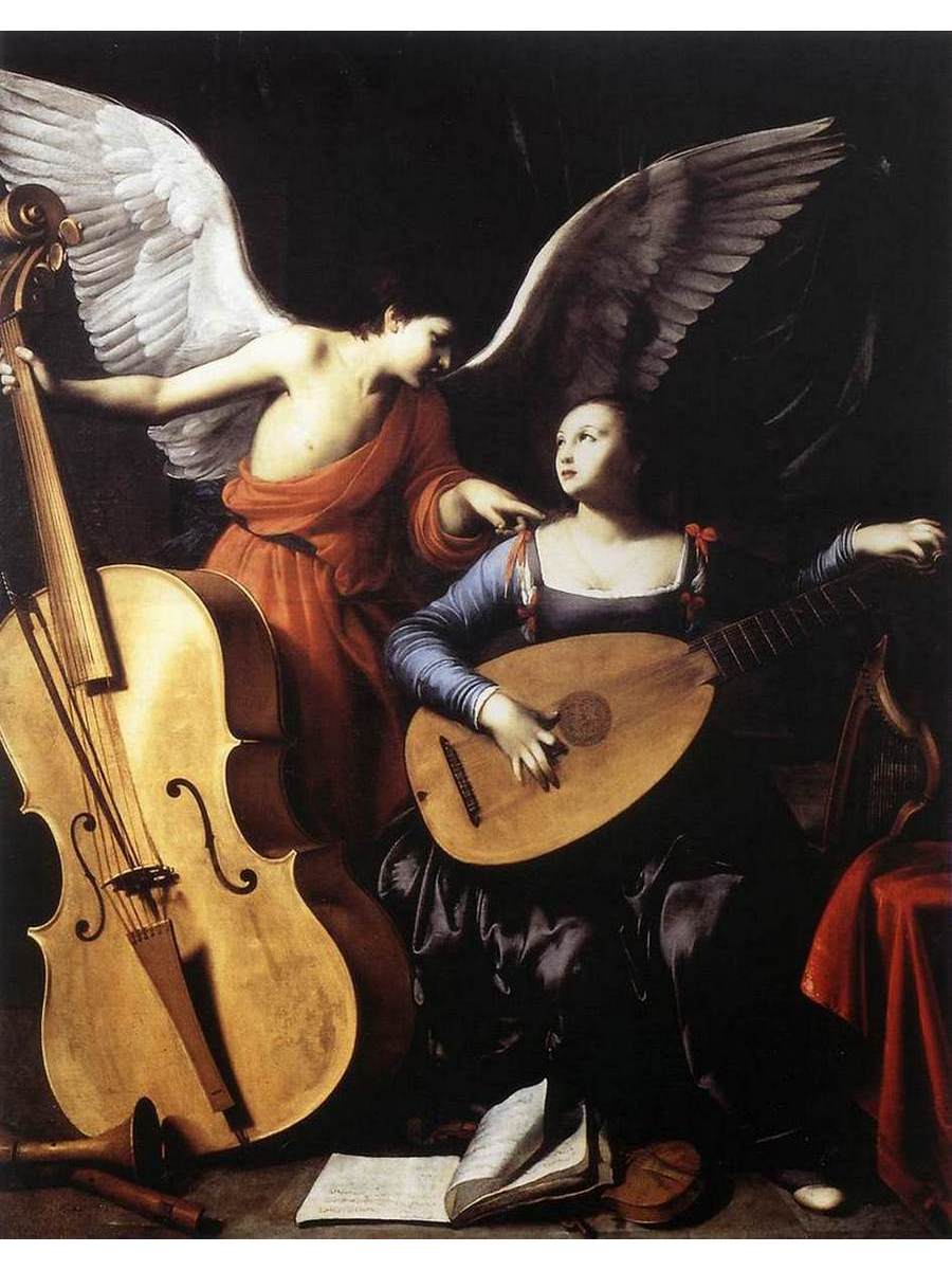 

Постер DRABS A2 Карло Сарачени Saint Cecilia and the Angel