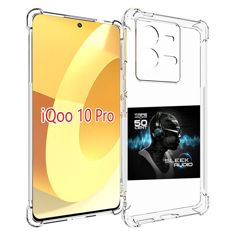 

Чехол MyPads 50 Cent - Sleek Audio для Vivo iQOO 10 Pro, Прозрачный, Tocco