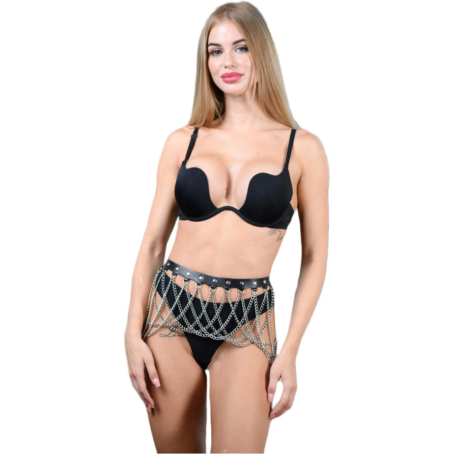 Юбка с цепочками BDSM Arsenal Черный OS, 300-45