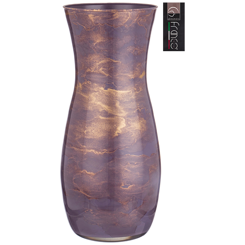 

Ваза claudia "golden marble lavender"высота 37см KSG-316-1603-1
