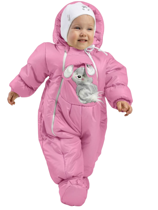 

Комбинезон-трансформер Malek-Baby Зима, Розовый 147шм р.80 см, 147шм