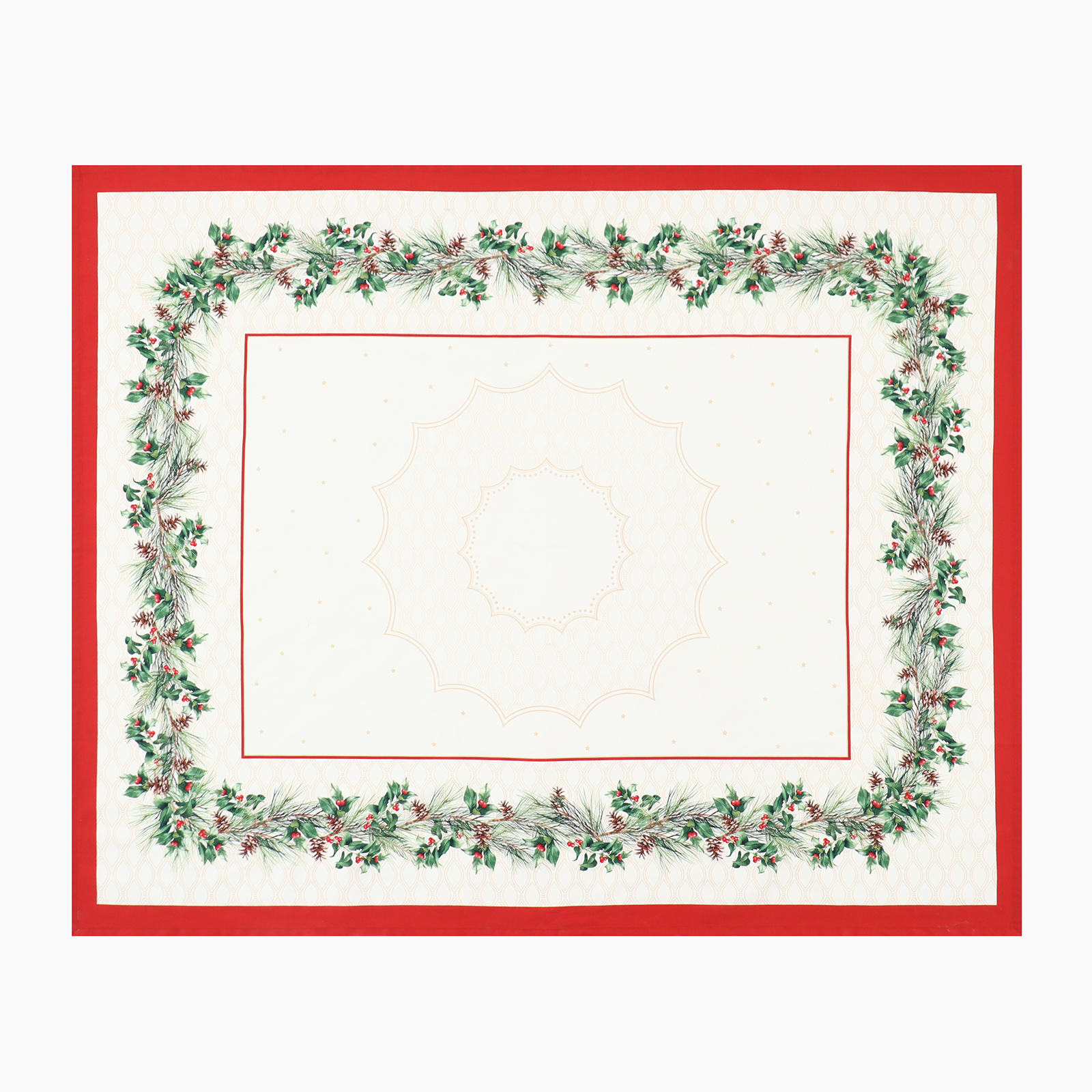 

Скатерть Этель Christmas wreath 10554228, саржа, 220x150 см, разноцветный, Зеленый;красный;белый