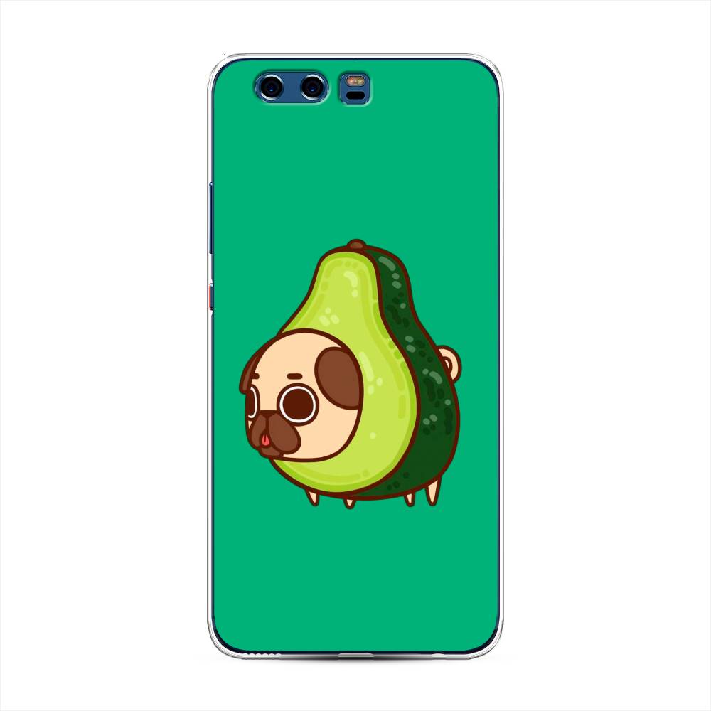 

Чехол для Huawei P10 Plus "Мопс авокадик", Зеленый, 62350-1