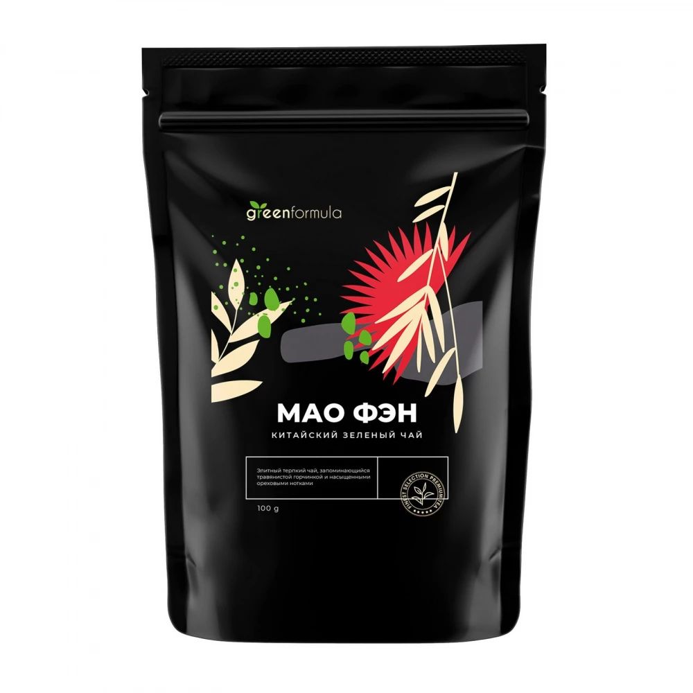 

Чай зеленый GreenFormula "Мао Фэн Premium", листовой, 100 г