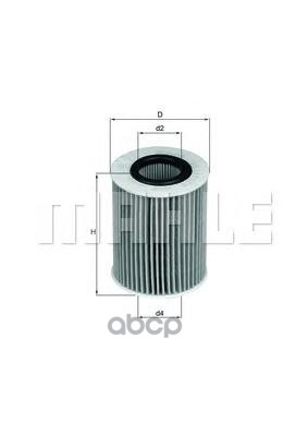 

Фильтр масляный KNECHT/MAHLE OX437D