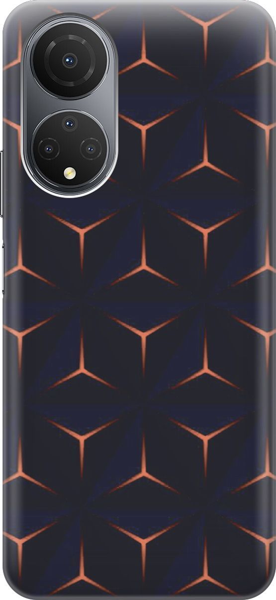 

Силиконовый чехол на Honor X7 "Темные пирамиды", Оранжевый;черный, 158538