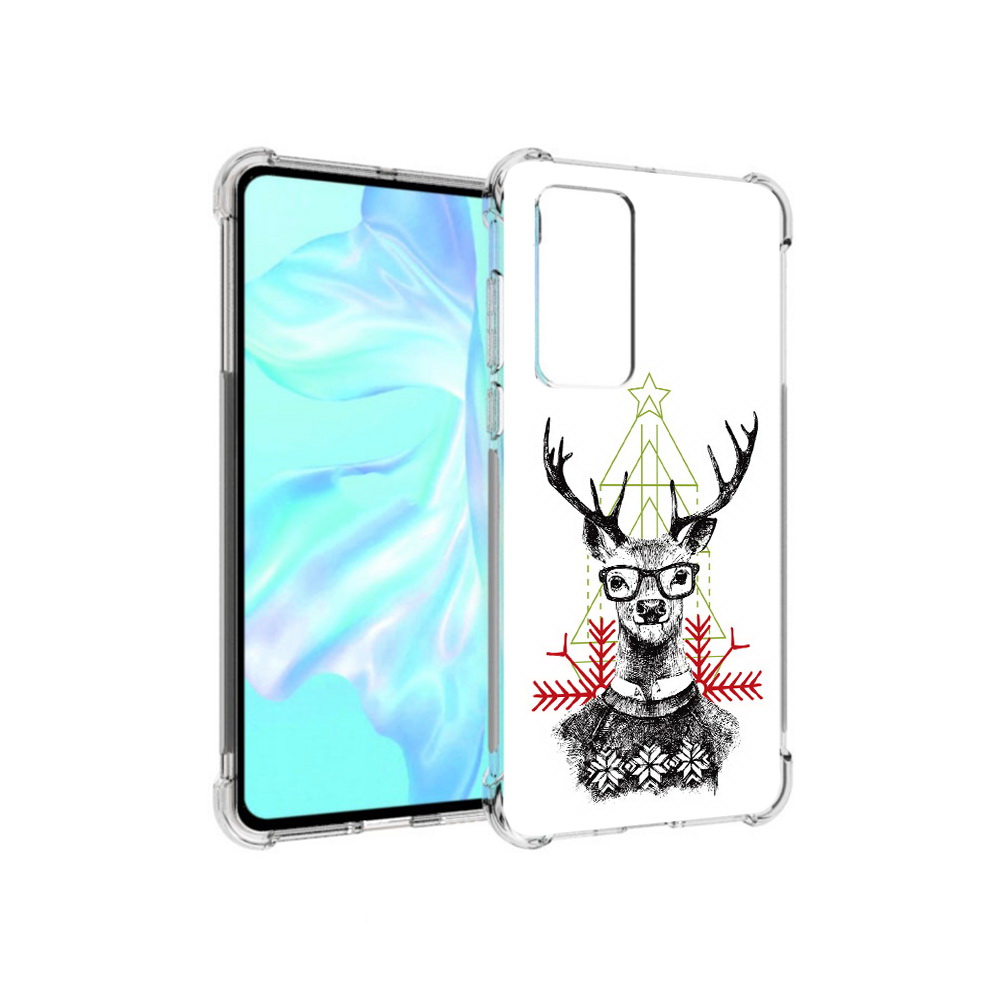 

Чехол MyPads Tocco для Huawei P40 умный олень, Прозрачный, Tocco