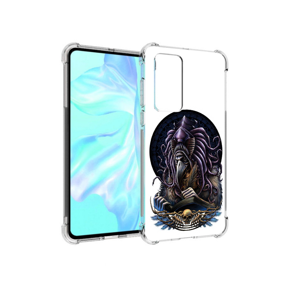 

Чехол MyPads Tocco для Huawei P40 умный ворон, Прозрачный, Tocco