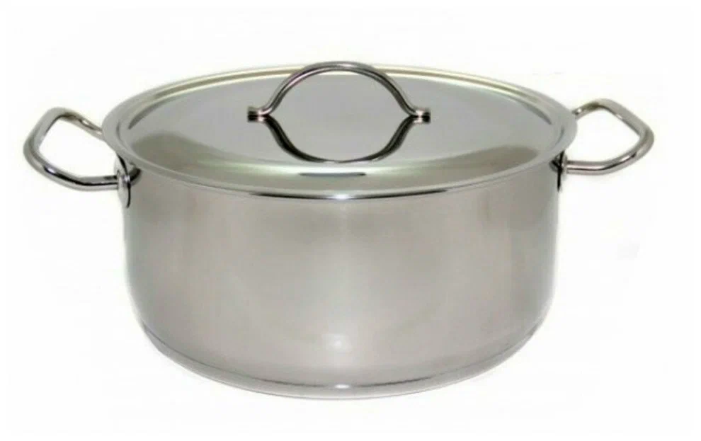 

Амет 1с2375, Кастрюля цельнотянутая с крышкой (объём 9,0 л; нержавеющая сталь), Серебристый