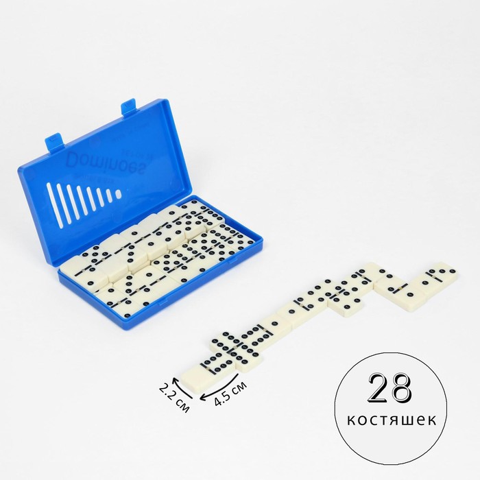 

КНР "Форкас", 28 шт, 11х18 см, костяшка 4,5х2,2 см, синее