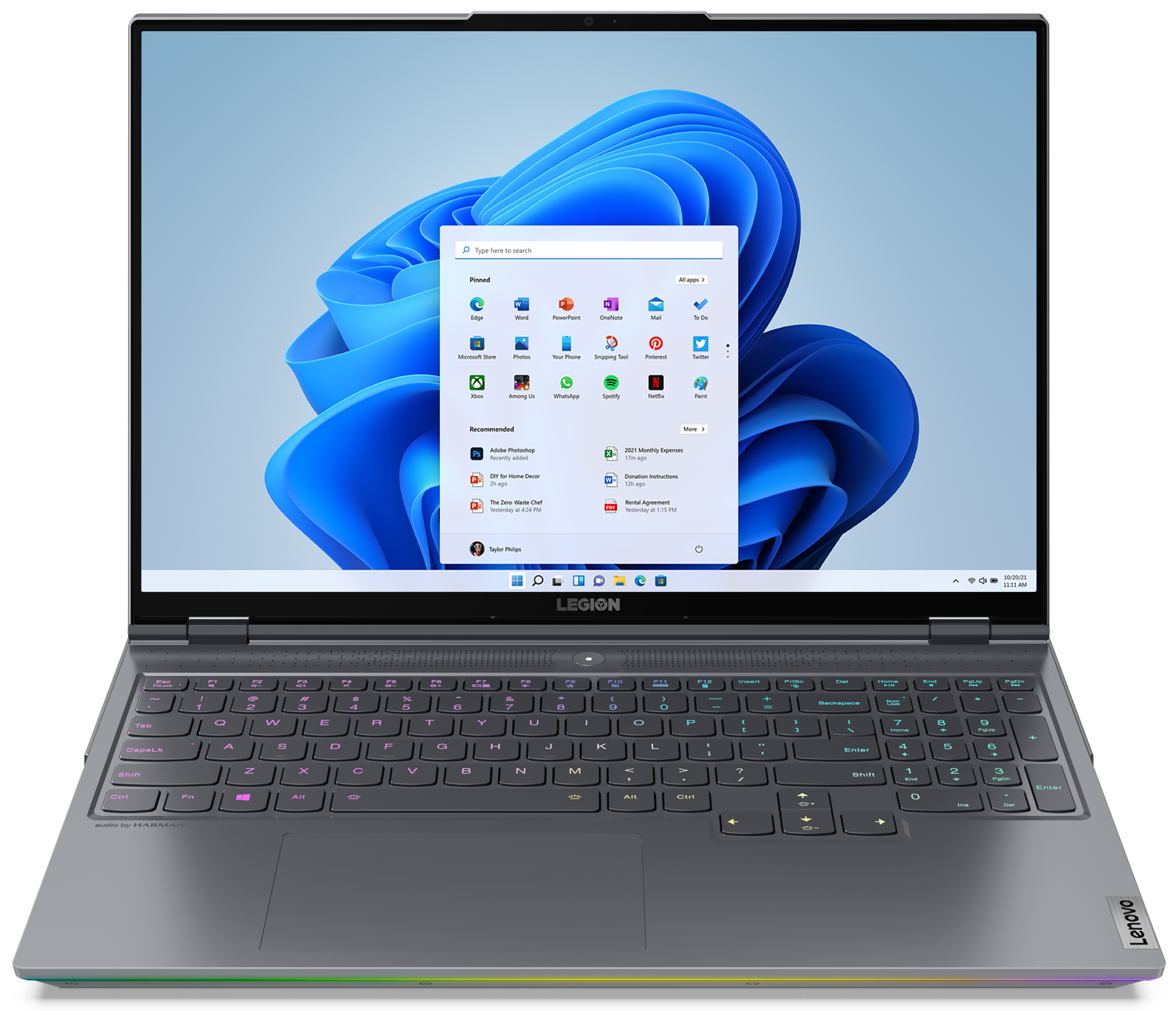

Ноутбук Lenovo Legion 7 16ACHg6 Gray (82N600EPRU), Legion 7 16ACHg6