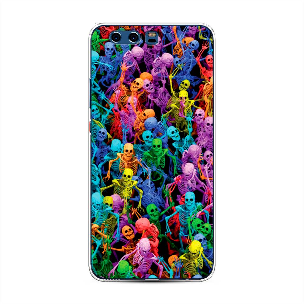 

Чехол для Huawei P10 Plus "Вечеринка скелетов", Фиолетовый;желтый;оранжевый, 62350-6