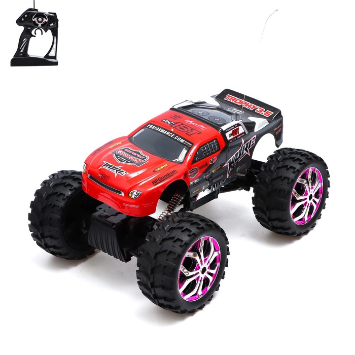 

КНР "Триал" 4WD, полный привод, масштаб 1:10, аккумулятор, красный