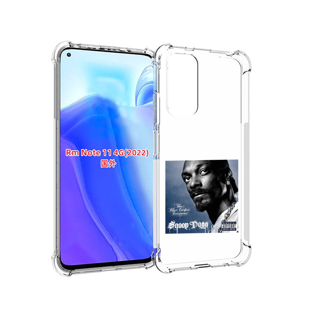 

Чехол MyPads Snoop Dogg THA BLUE CARPET TREATMENT для Xiaomi Redmi Note 11 4G ( Глобаль, Tocco