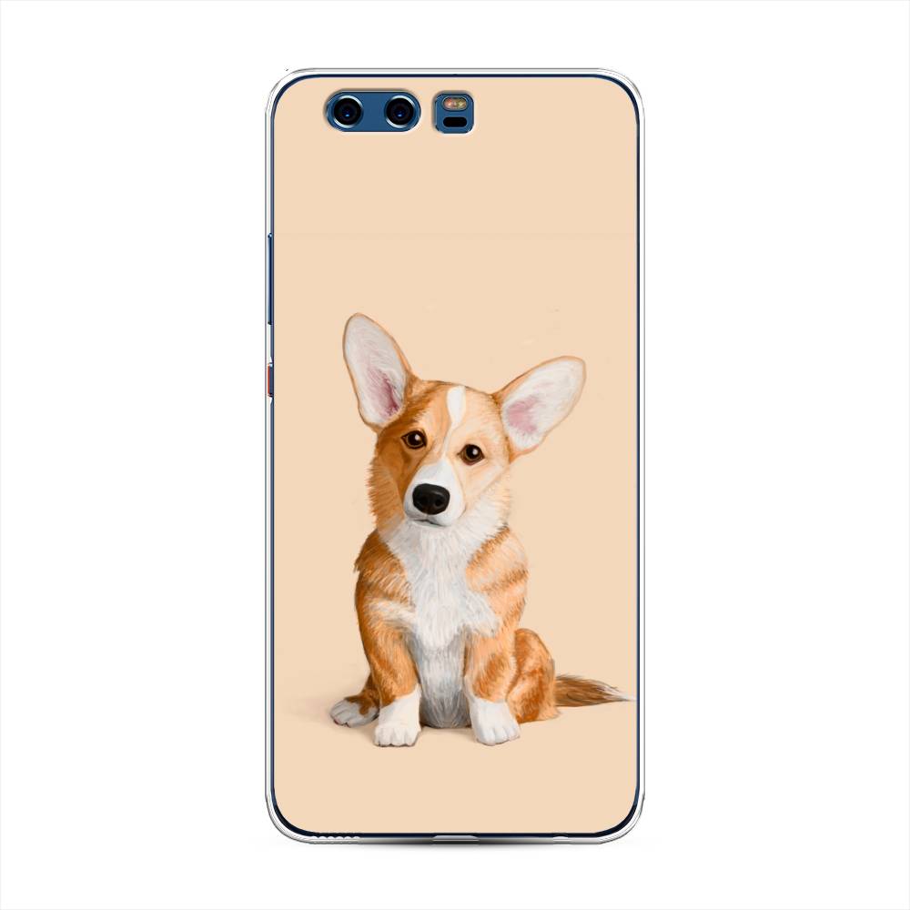 

Чехол для Huawei P10 Plus "Грустный Корги", Коричневый;бежевый, 62350-1