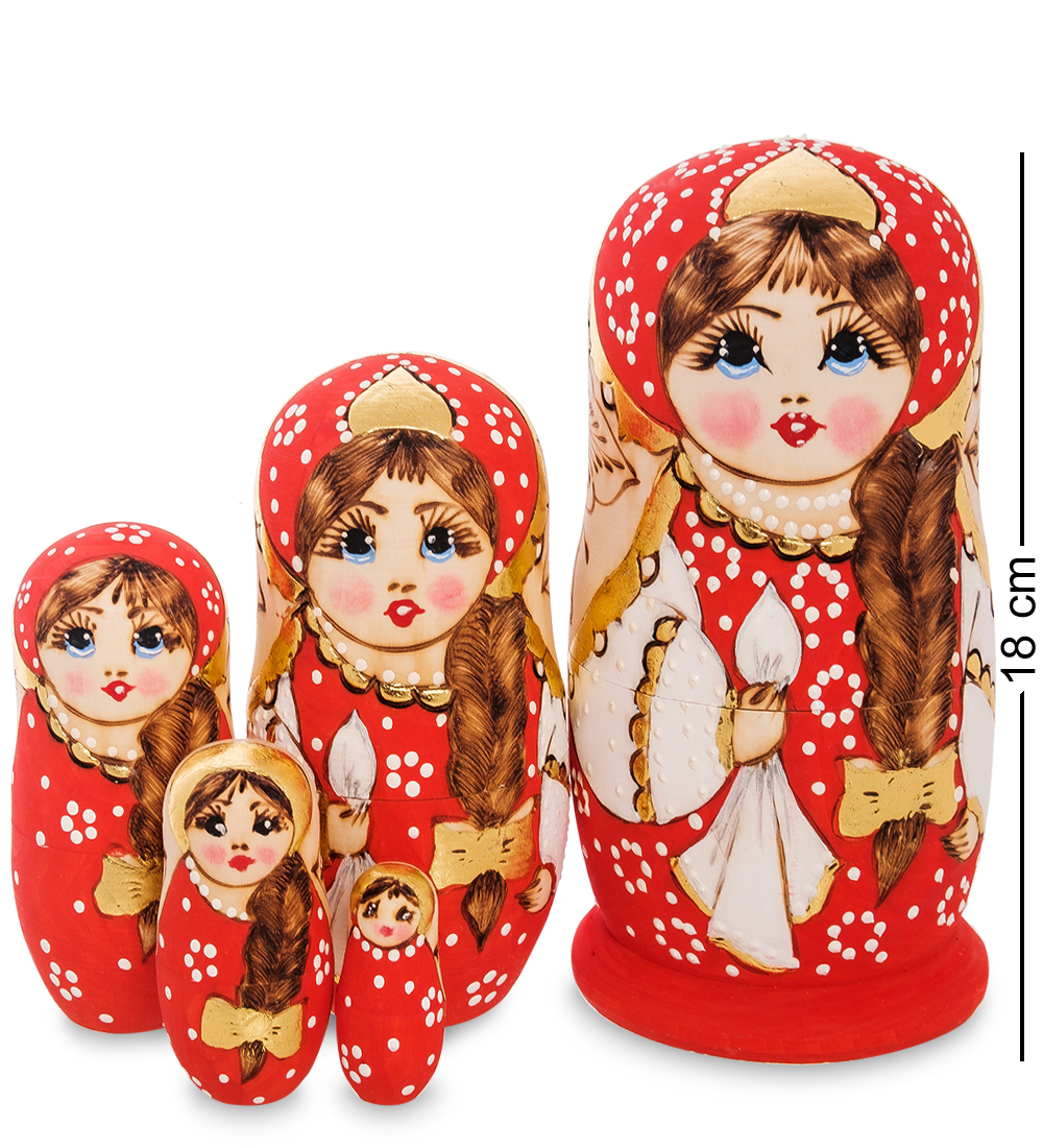 

Матрешка Народные промыслы Красна-девица, Красный, AT2143915