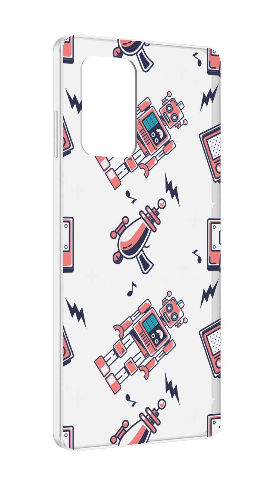 

Чехол MyPads мини-роботы для ZTE Blade A72 / ZTE Blade V40 Vita, Прозрачный, Tocco