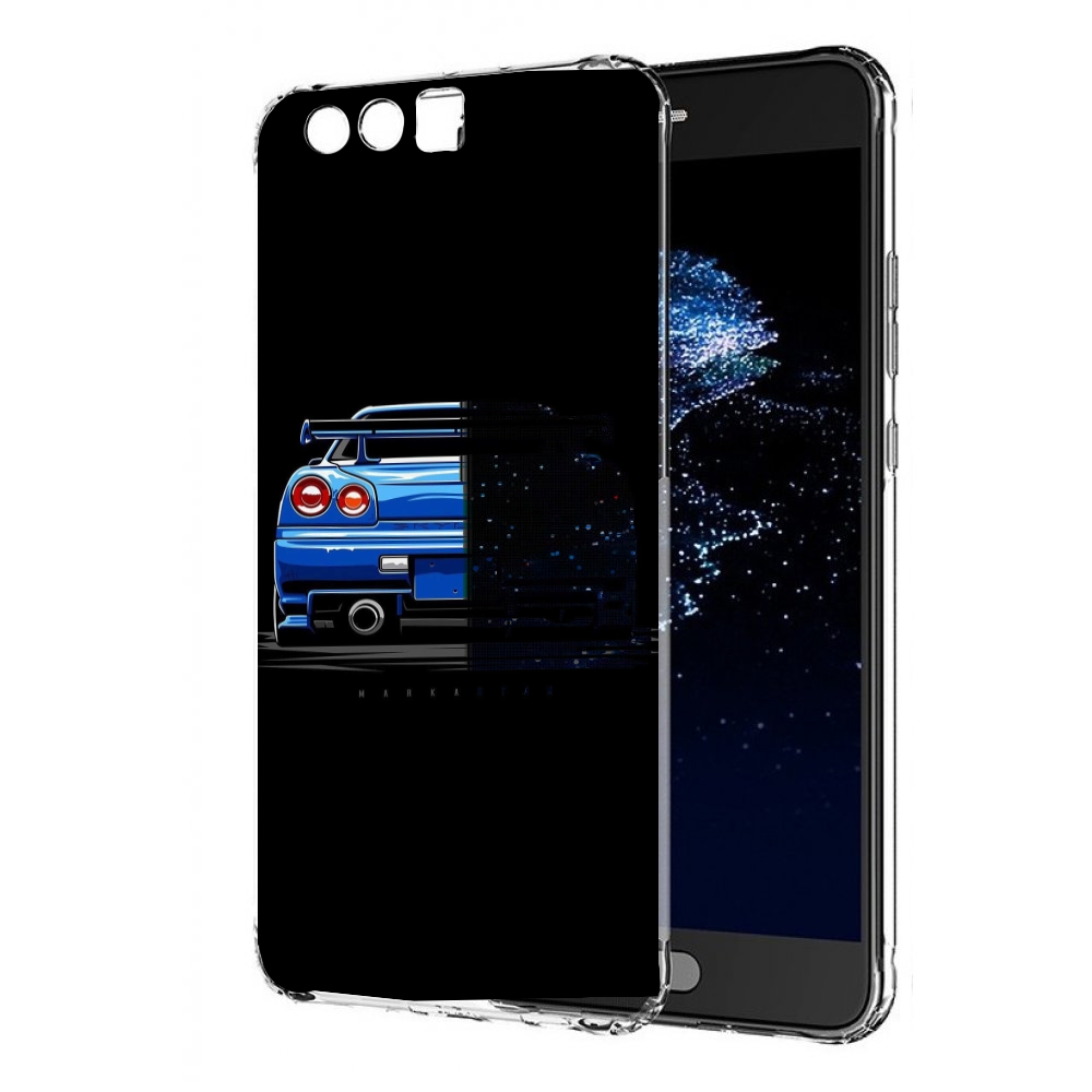 

Чехол бампер MyPads Машина-синяя мужской для Huawei P10 Plus про, Прозрачный, Tocco