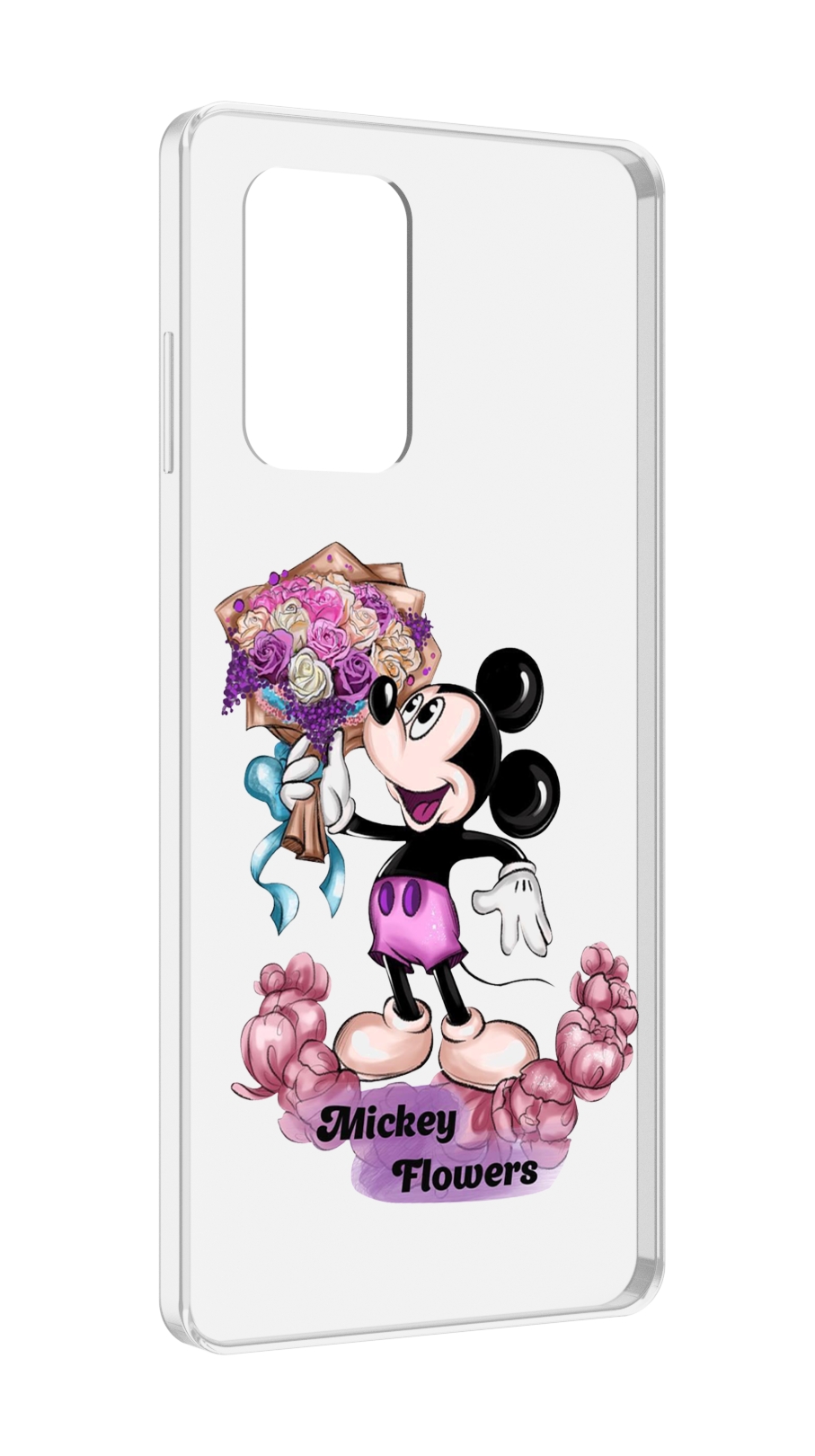 

Чехол MyPads микки-с-цветами женский для ZTE Blade A72 / ZTE Blade V40 Vita, Прозрачный, Tocco