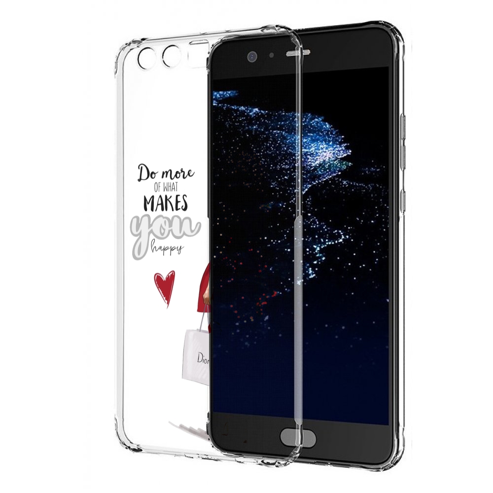 

Чехол бампер MyPads Маленькие-радости женский для Huawei P10 Plu, Прозрачный, Tocco