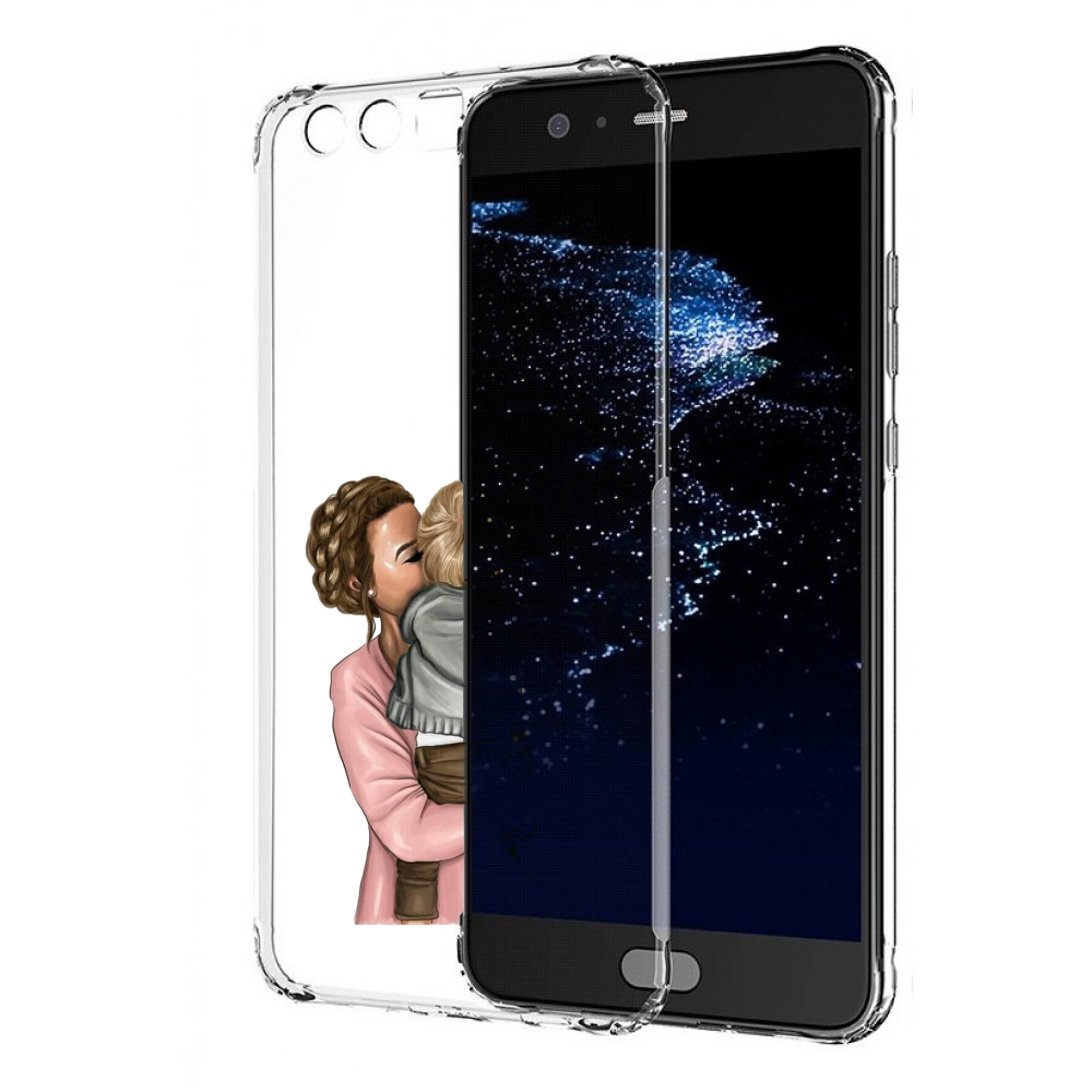 

Чехол бампер MyPads Любовь-мамы детский для Huawei P10 Plus прот, Прозрачный, Tocco