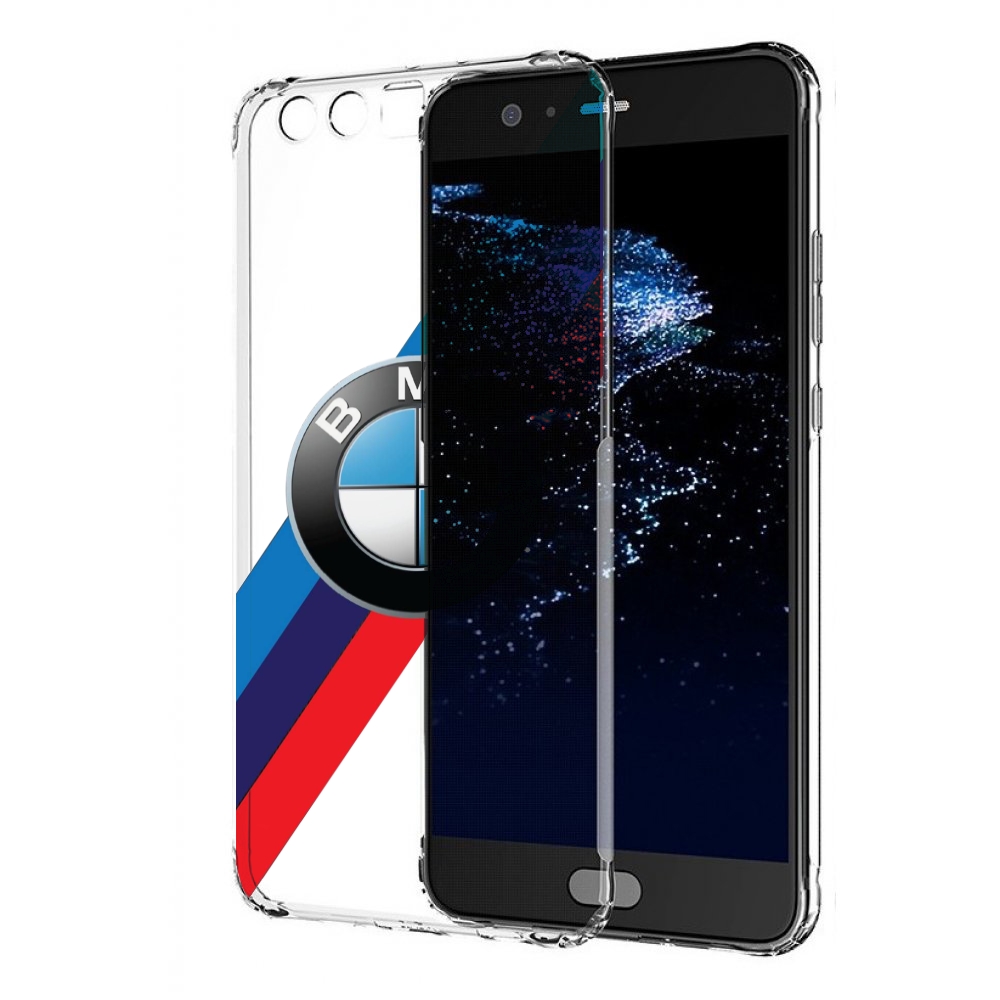 

Чехол бампер MyPads Лого-BMW мужской для Huawei P10 Plus противо, Прозрачный, Tocco