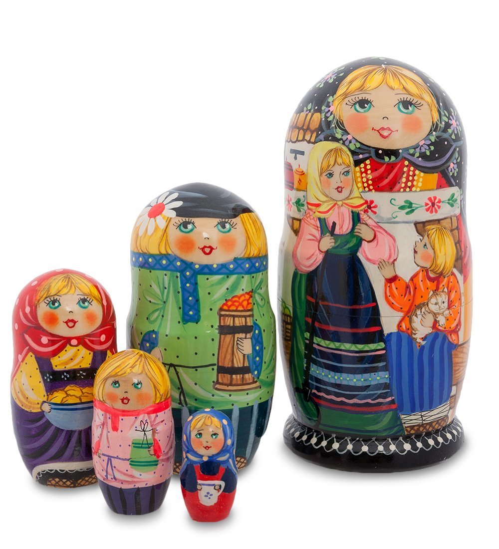 

Матрешка Народные промыслы Забавные детки, Многоцветный, AT2133590