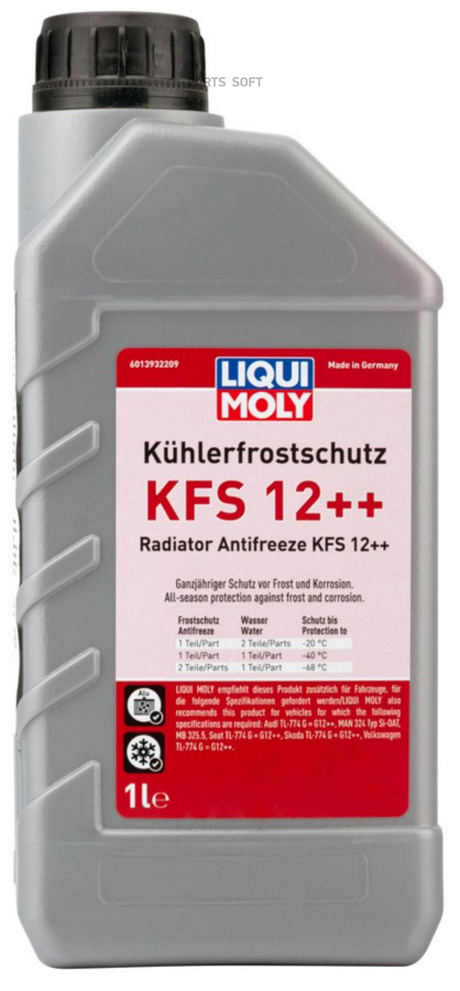 Антифриз LIQUI MOLY 21134 kfs g12++, концентрат