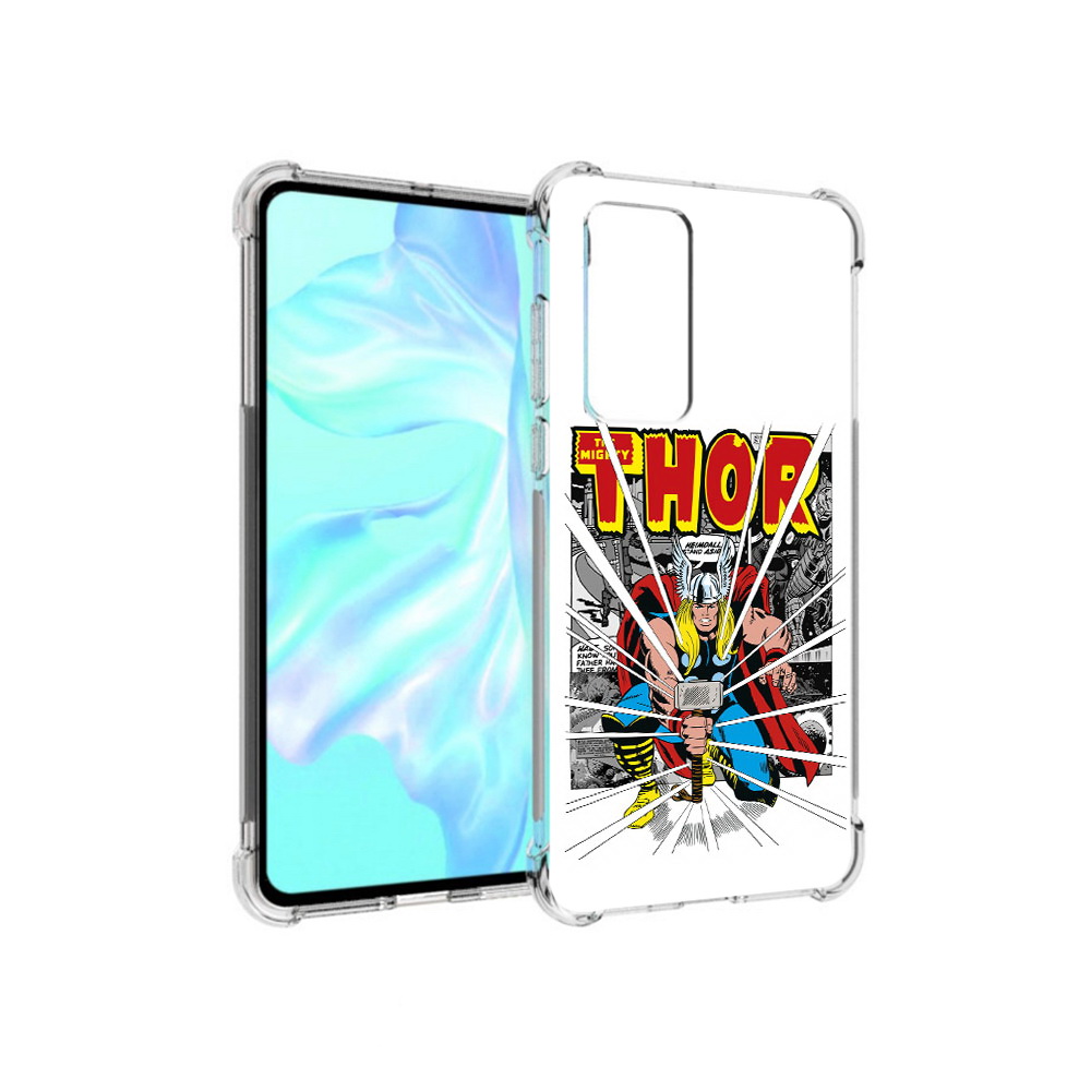 

Чехол MyPads Tocco для Huawei P40 тор рисунок, Прозрачный, Tocco