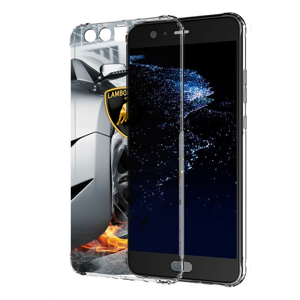 

Чехол бампер MyPads Ламборгини мужской для Huawei P10 Plus проти, Прозрачный, Tocco