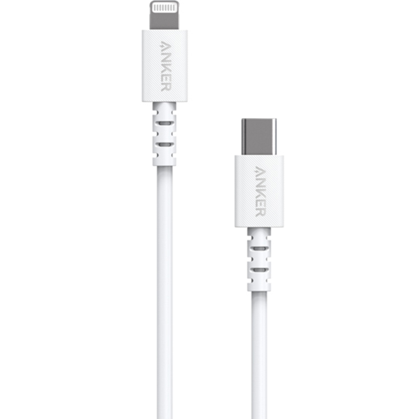 фото Кабель anker powerline select usb-c cable lightning 90см white