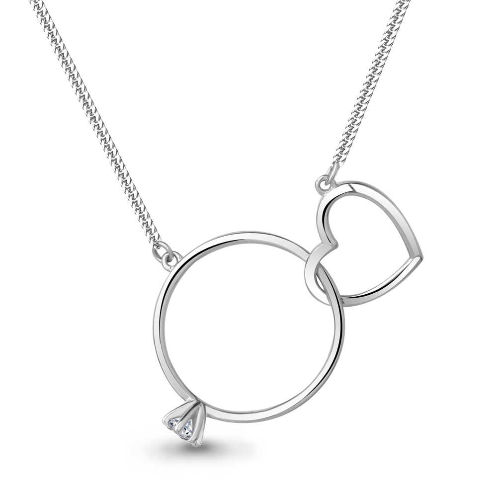 

Колье из серебра с фианитом Aquamarine Aquamarine 74550А_925_р 40 см, 74550А_925_р
