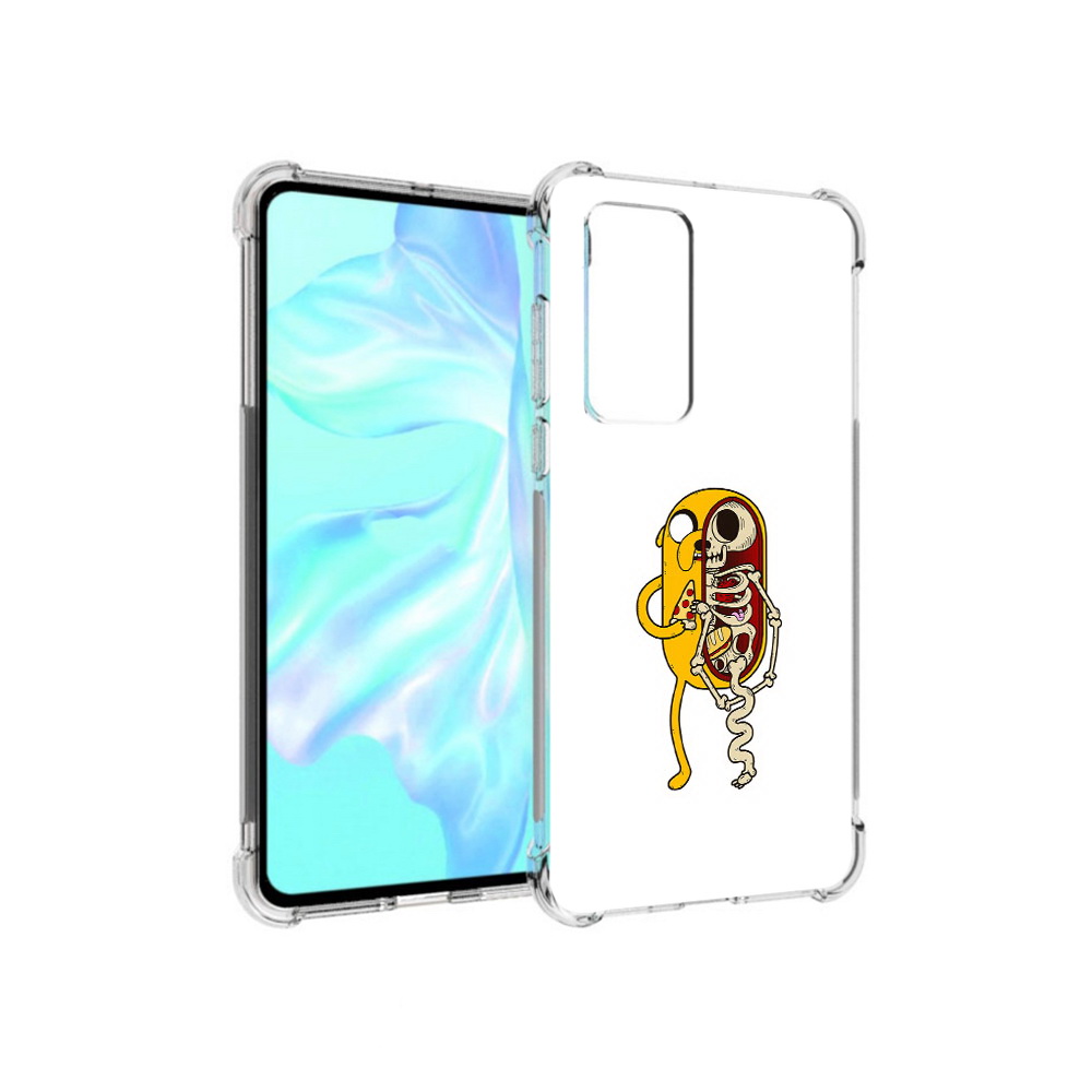 

Чехол MyPads Tocco для Huawei P40 Джейк скелет, Прозрачный, Tocco