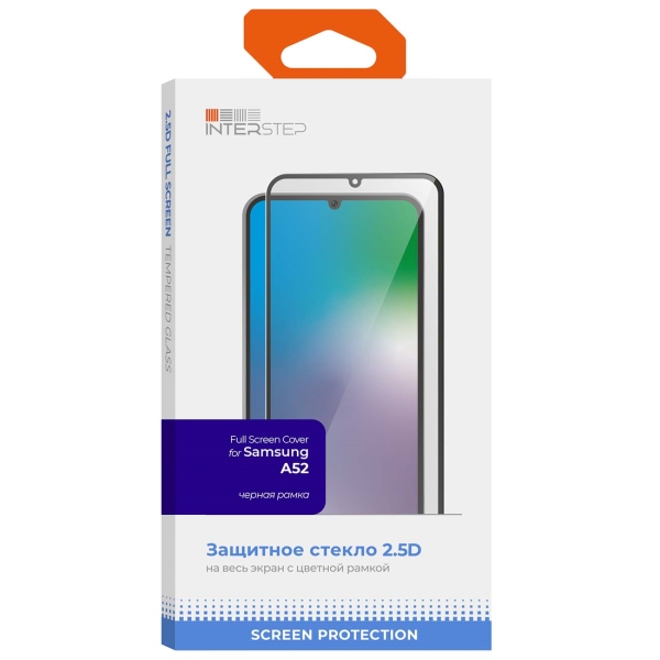 

Защитное стекло InterStep FSC для Galaxy A52 Black, FSC для Galaxy A52 Black