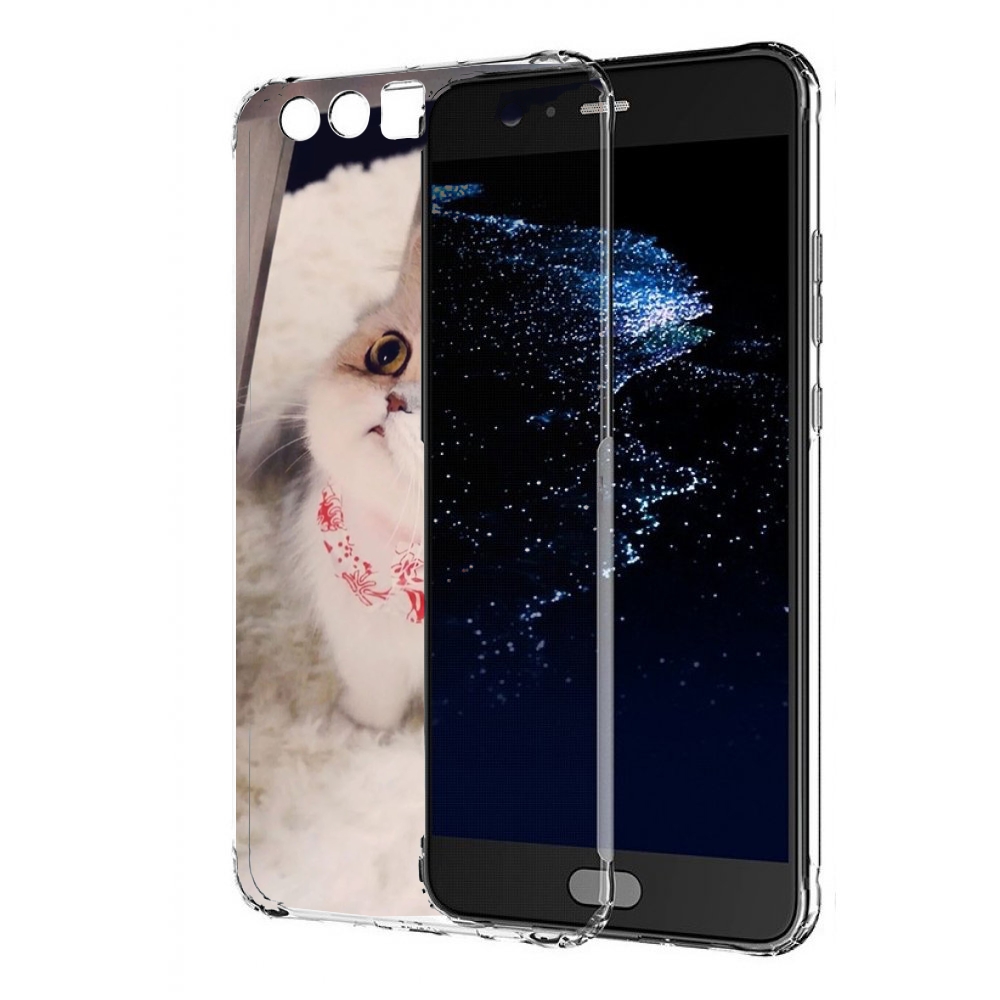 

Чехол бампер MyPads Котеночек женский для Huawei P10 Plus против, Прозрачный, Tocco
