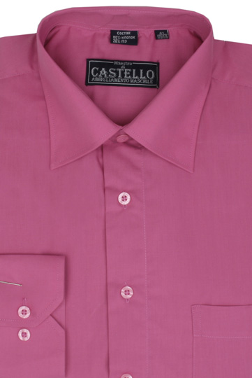 

Рубашка мужская Maestro Bubble Gum розовая 42/170-176, Bubble Gum