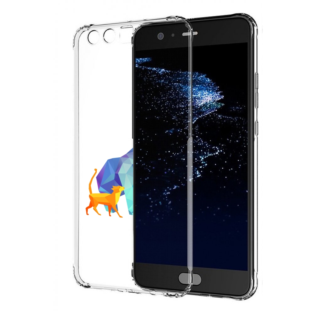 

Чехол бампер MyPads Кот-и-медведь для Huawei P10 Plus противоуда, Прозрачный, Tocco