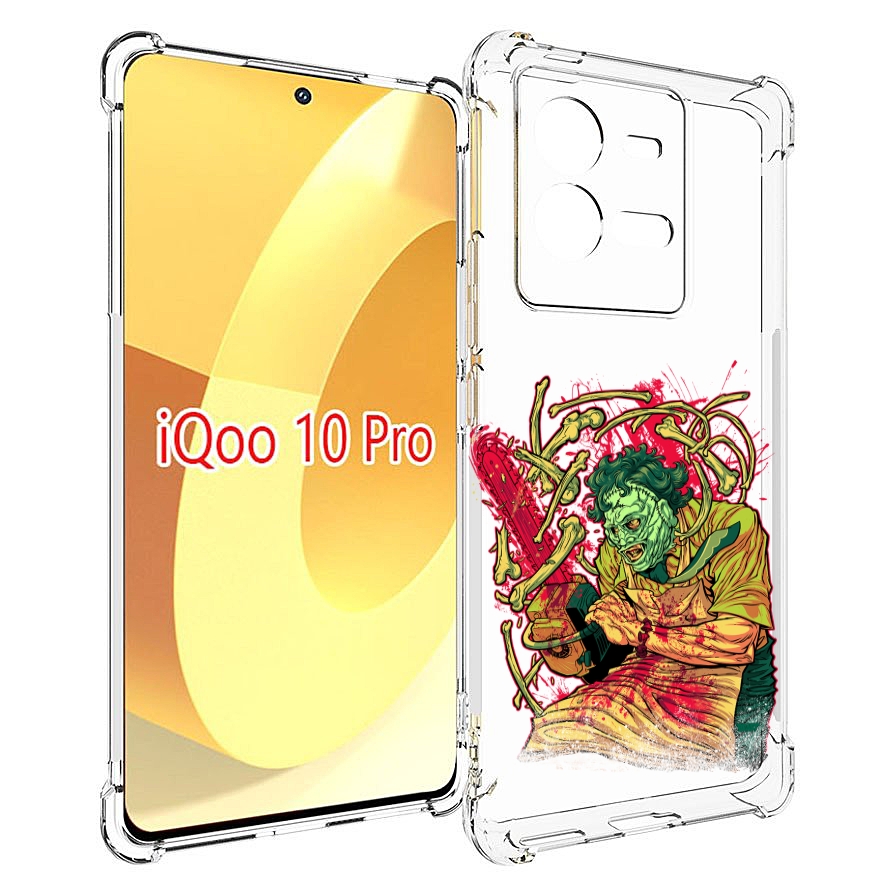 

Чехол MyPads яркий мясник для Vivo iQOO 10 Pro, Прозрачный, Tocco