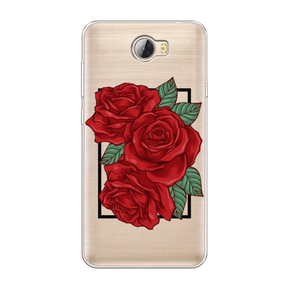 

Чехол на Huawei Y5 II "Три алые розы", Красный, 61950-2