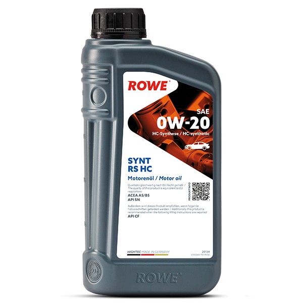 Моторное масло RoWe Hightec Synt RS HC 20134-0010-99 0W20 1л