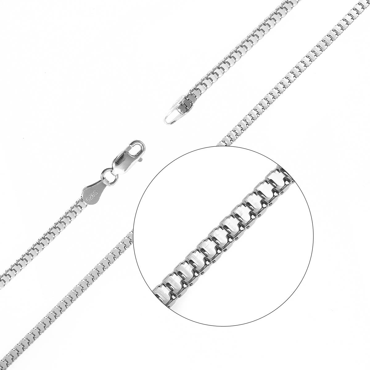 

Цепочка из серебра 65 см Balex Jewellery 44059147, 44059147