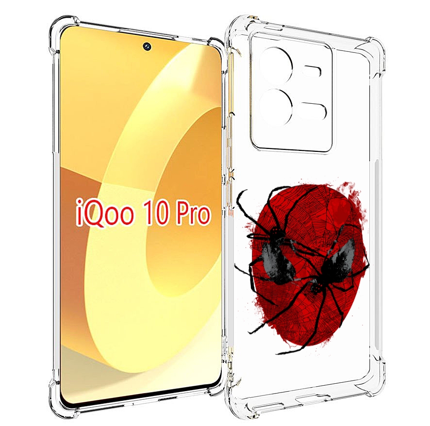 

Чехол MyPads человек паук для Vivo iQOO 10 Pro, Прозрачный, Tocco